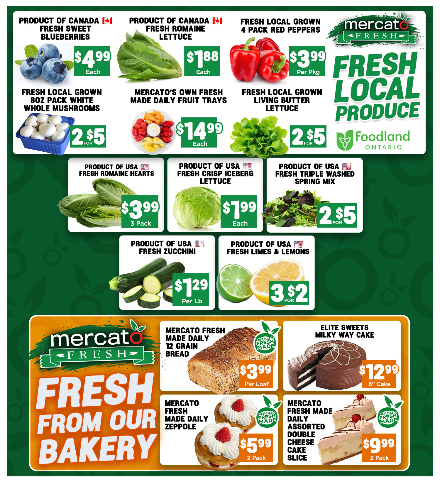 Mercato Fresh weekly flyer page 3 of 5, valid July 24 to July 30, 2026